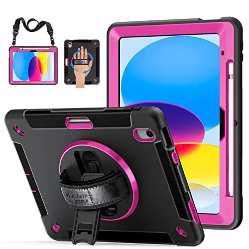 10.9 Inch IPad Case With 360° Swivel Stand And Handle For iPad 10th Generation