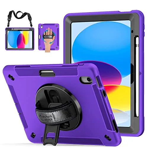 10.9 Inch IPad Case With 360° Swivel Stand And Handle For iPad 10th Generation