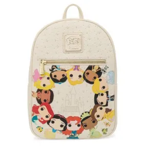 11" Disney - Pop Vinyl Princess Circles Faux Leather Mini Backpack Bag Loungefly