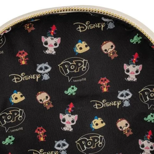 11" Disney - Pop Vinyl Princess Circles Faux Leather Mini Backpack Bag Loungefly