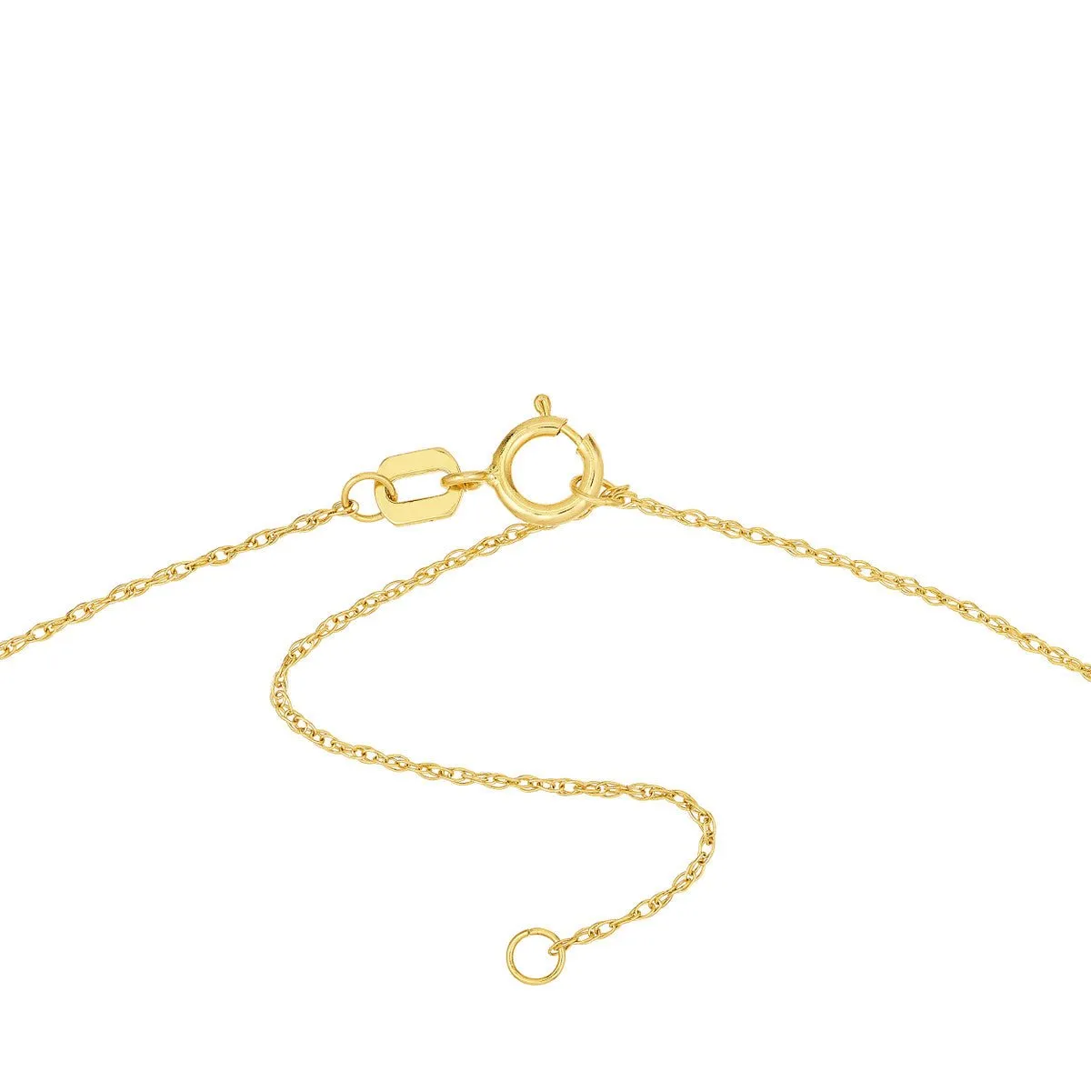 14K Yellow Gold So You Mini Ankh Adjustable Necklace