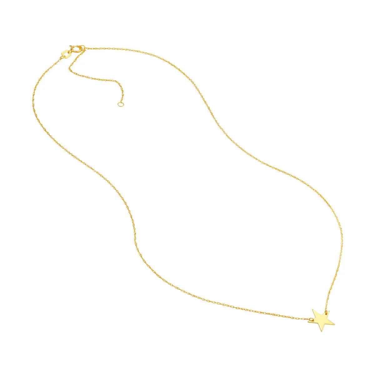 14K Yellow Gold So You Mini Star Adjustable Necklace