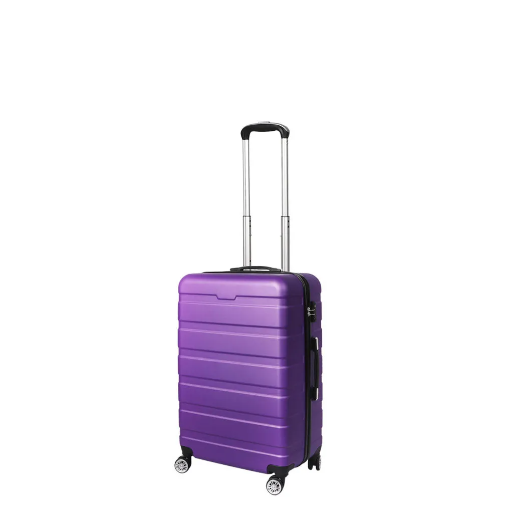 20" Carry On Luggage Case - Purple