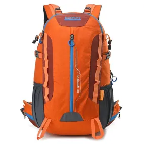 50Liters Unisex Nylon Hiking Backpack with Integrated Rain Cover