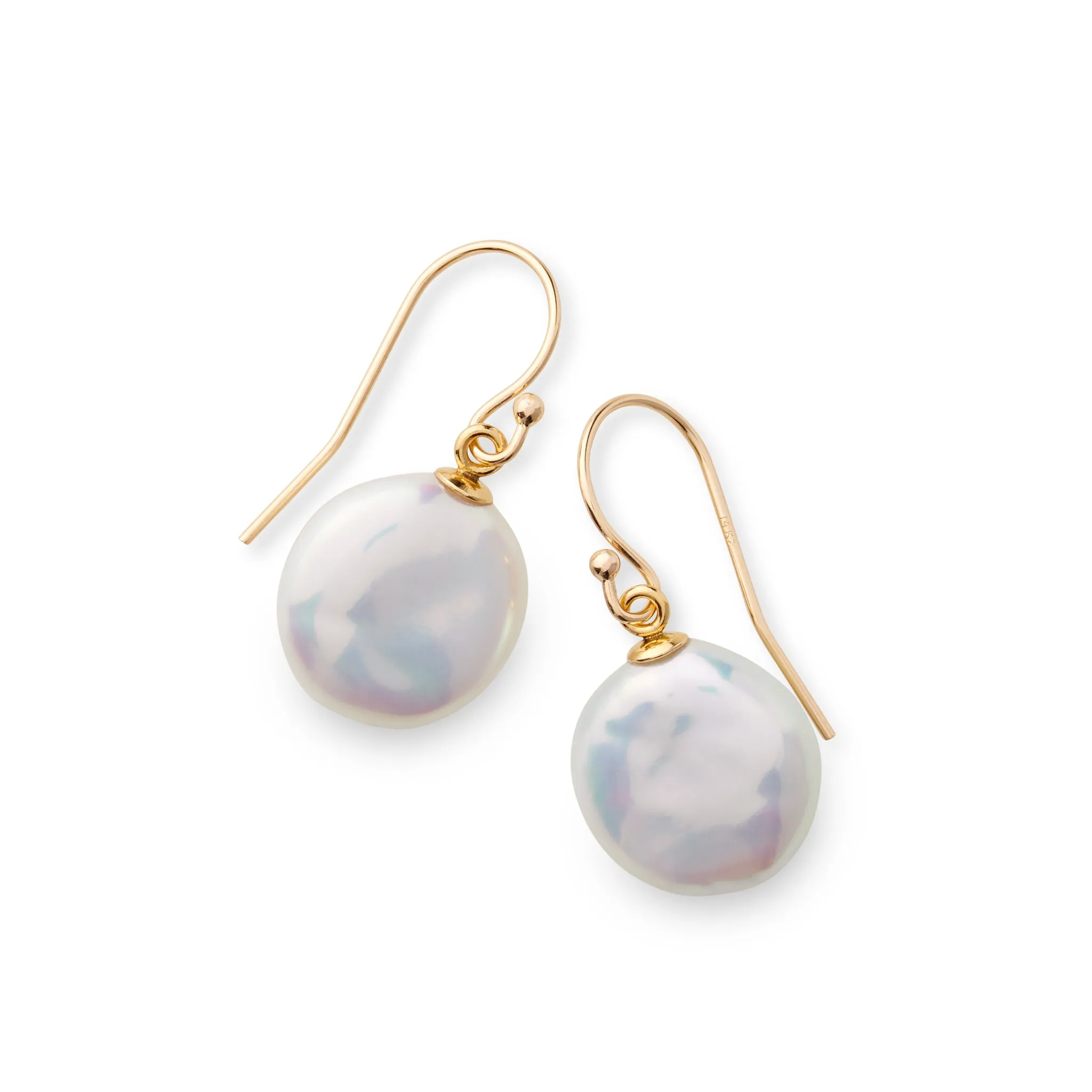 9mm Baroque Pearl Drop Earrings