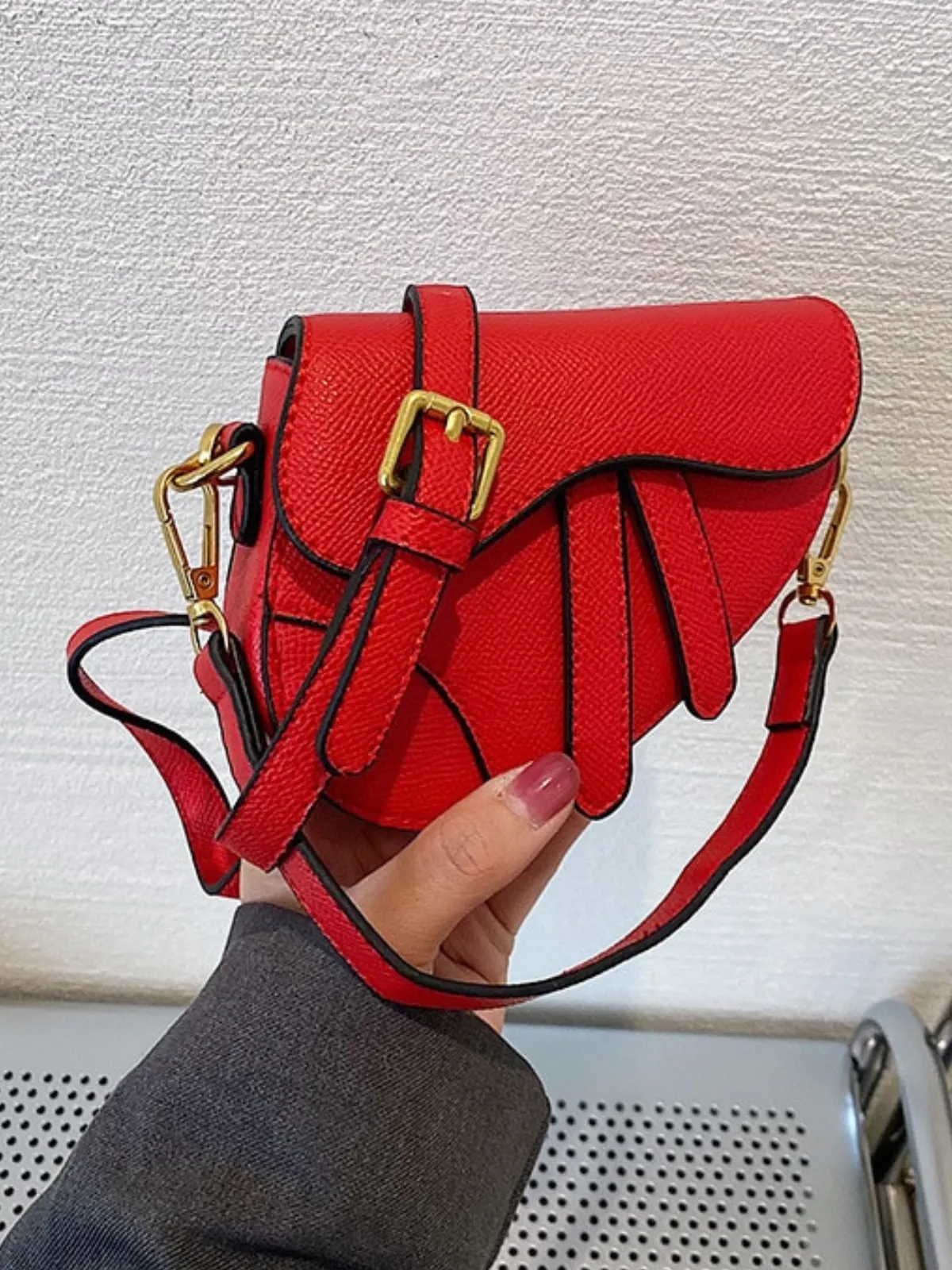 A-List Influencer Mini Saddle Bag