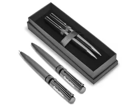 Alex Varga Phenom Ball Pen & Pencil Set - Gun Metal