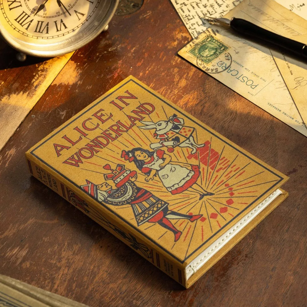 Alice in Wonderland Passport/Notebook Wallet | Lewis Carroll 1865