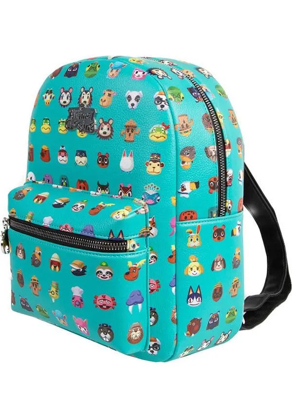 Animal Crossing Character Print | MINI BACKPACK*