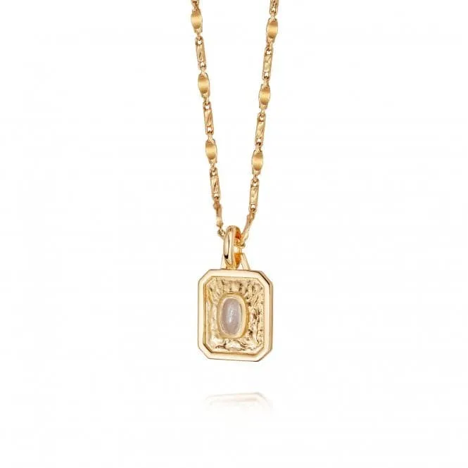 April Birthstone 18ct Gold Plated Necklace BS04_GP