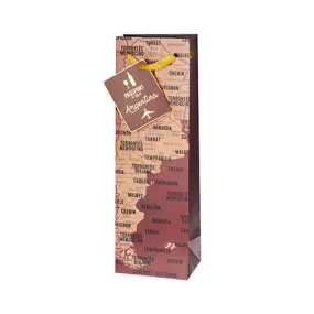 Argentina Wine Map Single-Bottle Bag by Cakewalk