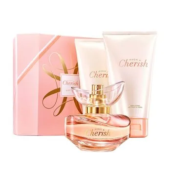 Avon Cherish Perfume Gift Set / Box