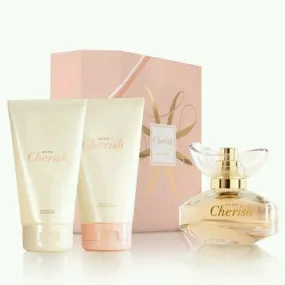 Avon Cherish Perfume Gift Set / Box