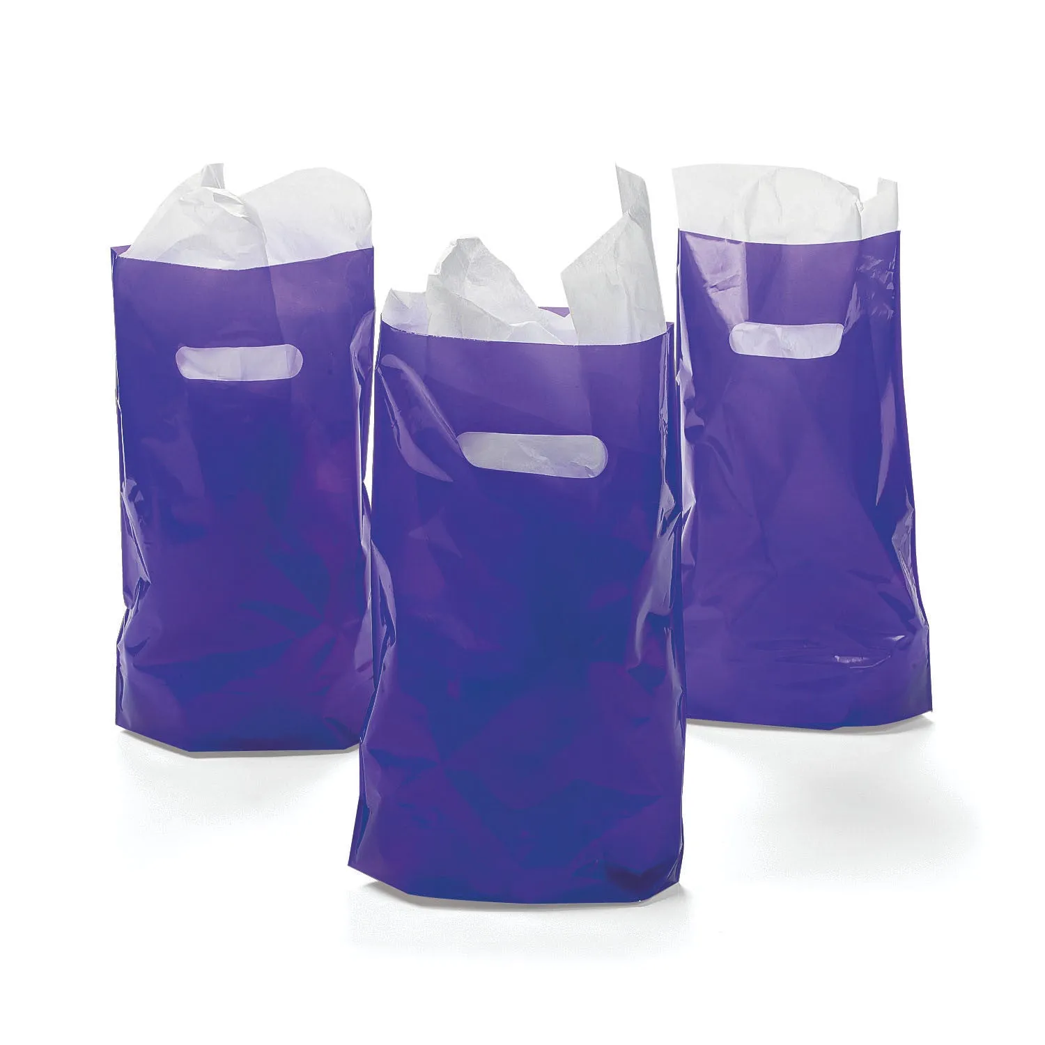 BAG - PURPLE PLASTIC 9" x 12"       50 CT/UNIT