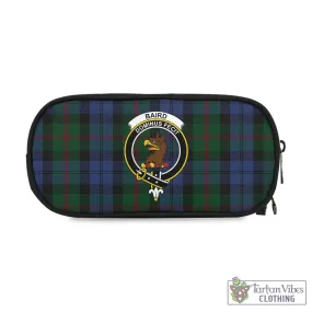 Baird Tartan Pen and Pencil Case with Family Crest