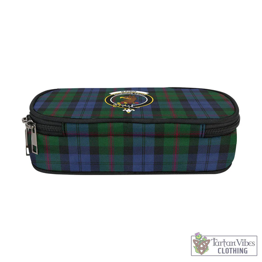 Baird Tartan Pen and Pencil Case with Family Crest