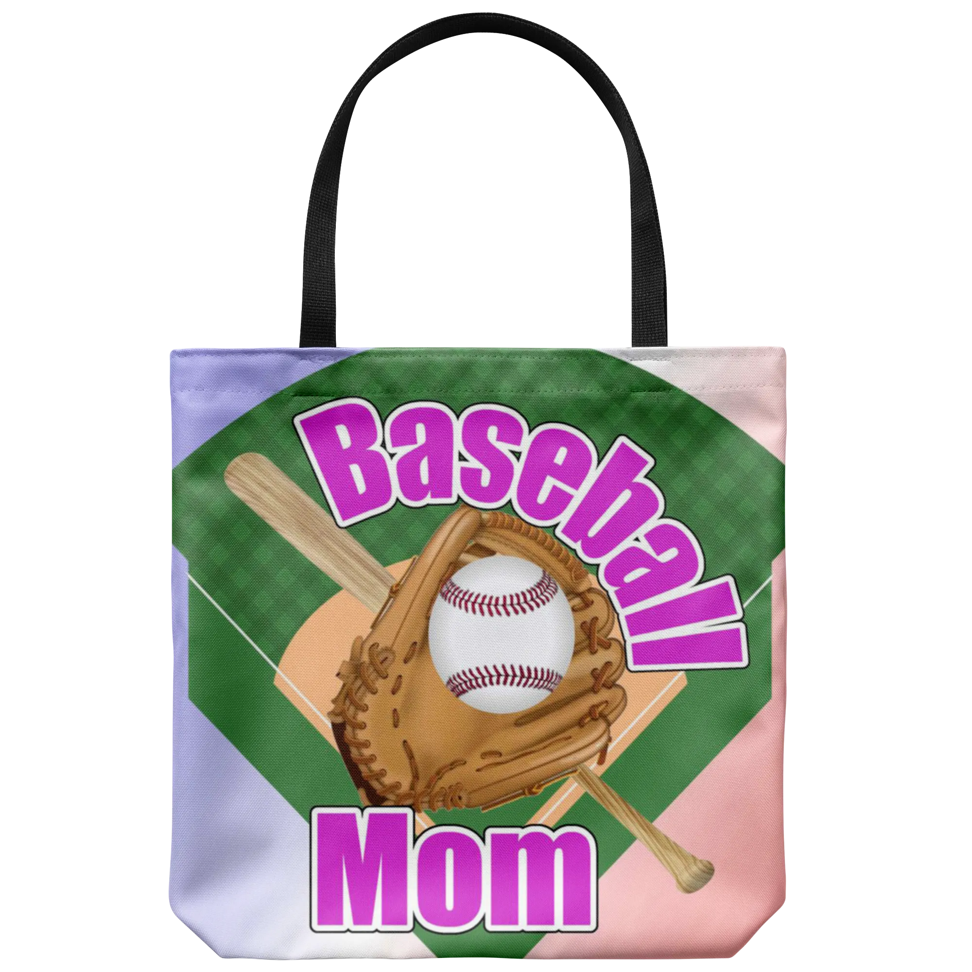 Baseball Mom Tote Bag