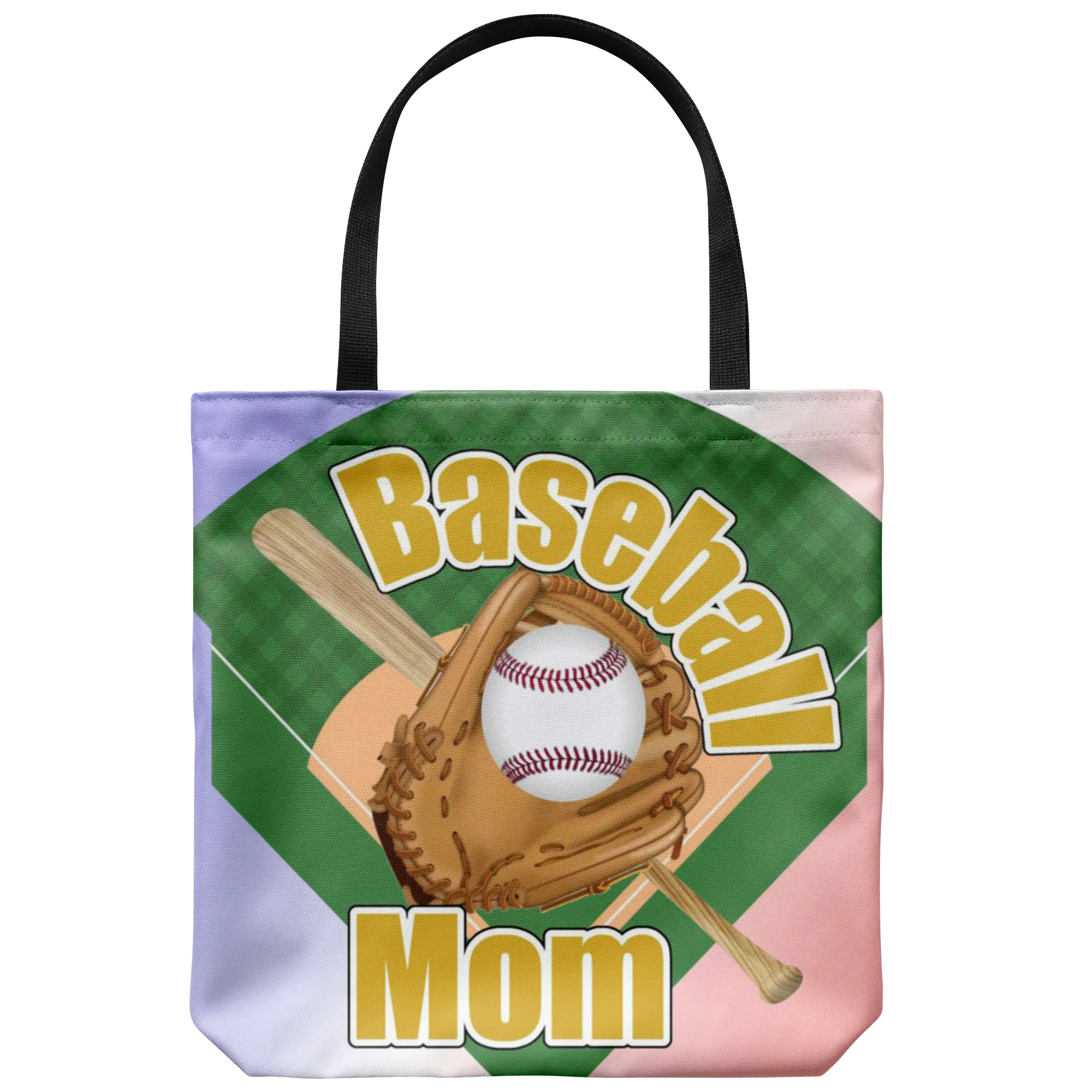 Baseball Mom Tote Bag