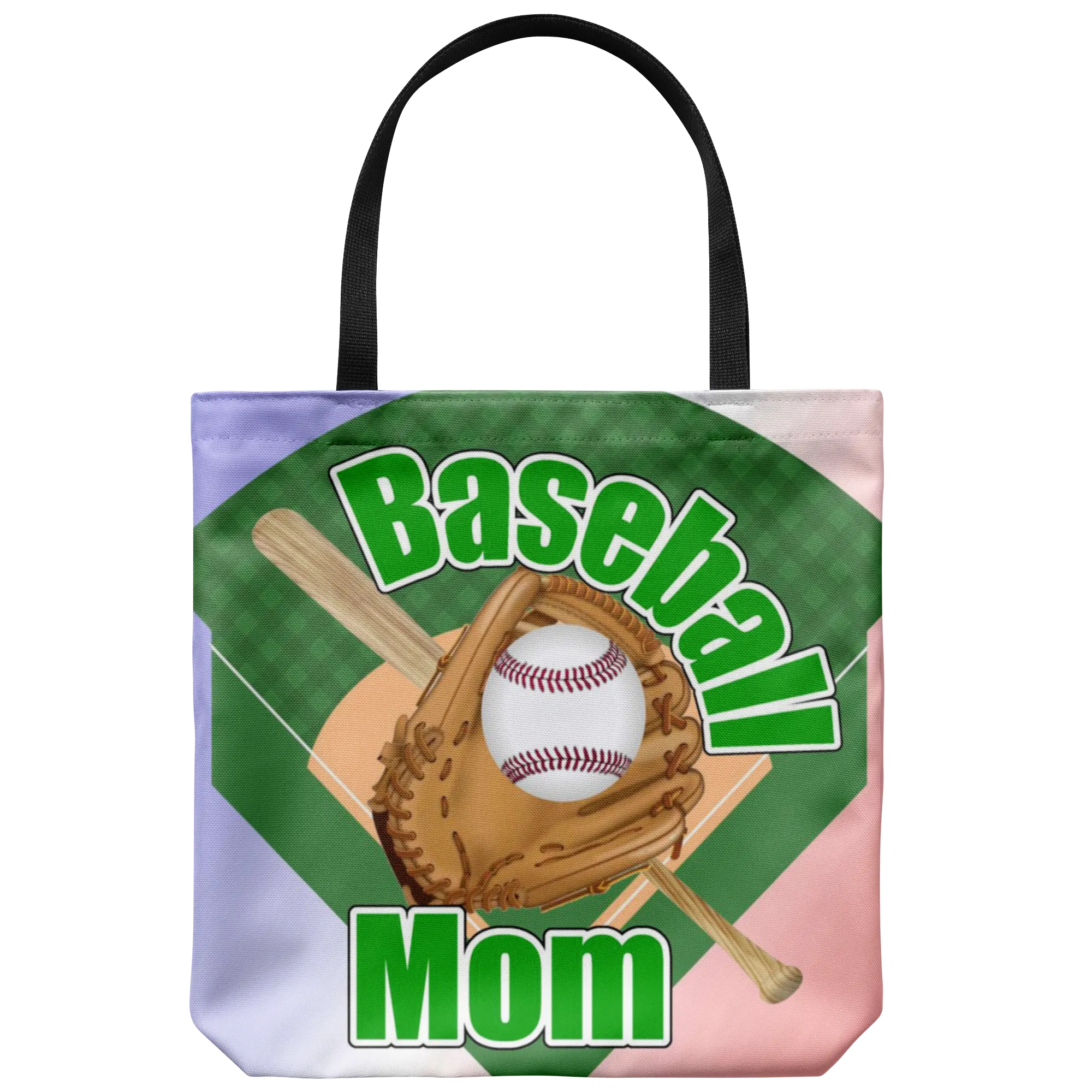 Baseball Mom Tote Bag