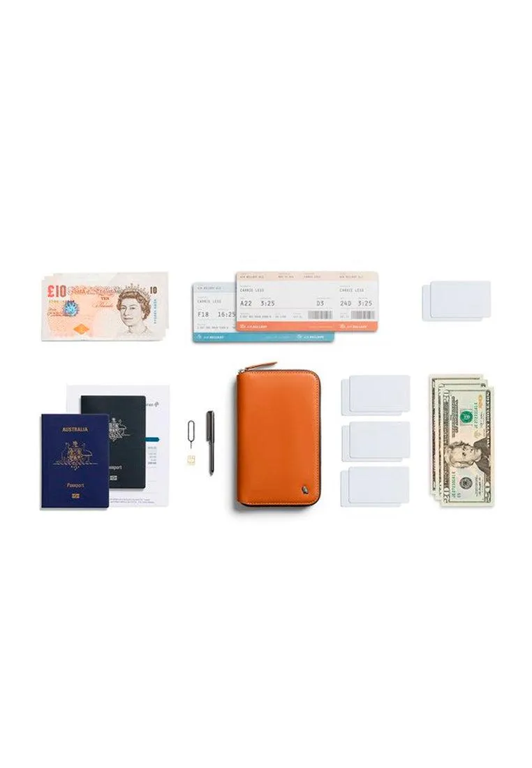 Bellroy Travel Folio Second Edition Caramel