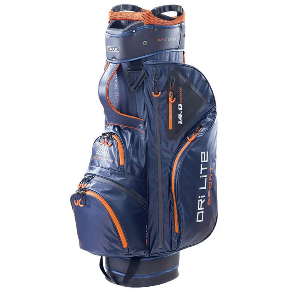 Big Max Dri Lite Sport Cart Bag - Navy/Black/Orange