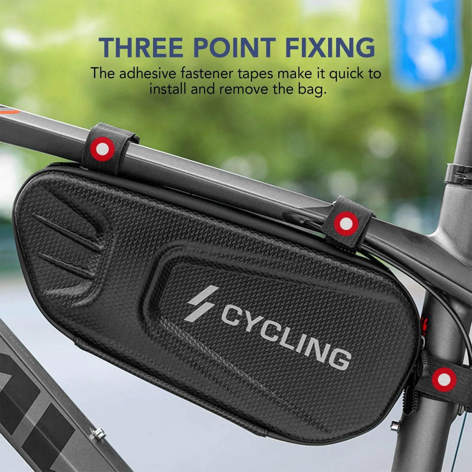 Bike Frame Bag Waterproof Bike Triangle Bag Bicycle Top Tube Bag Pouch Cycling Repair Tool Storage Bag