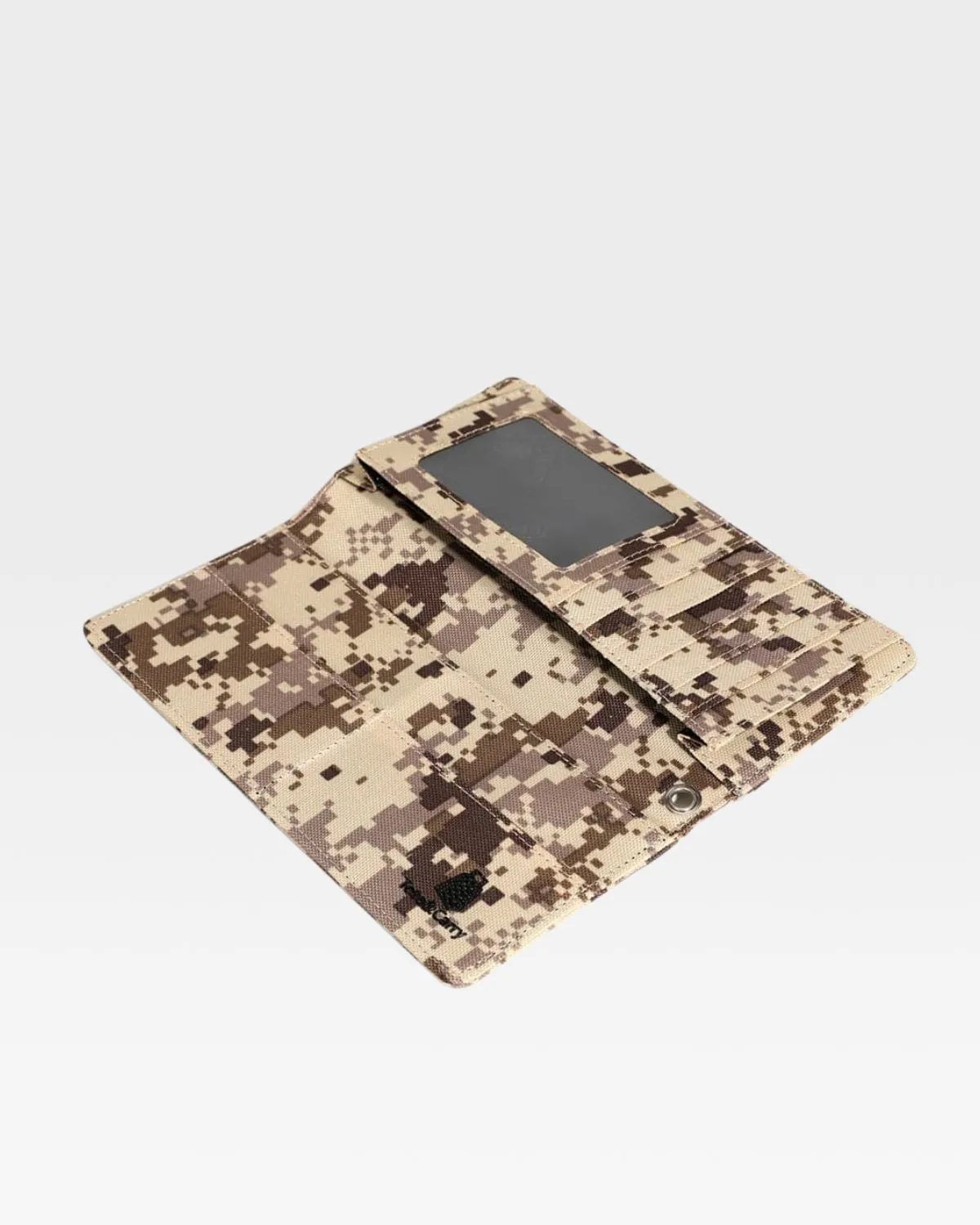 Biker Chain Wallet in Tan Brown Digital Camouflage