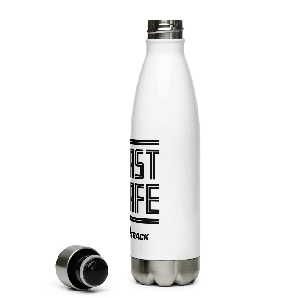 Bison Go Fast, Be Safe Stripes Stainless Steel Water Bottle