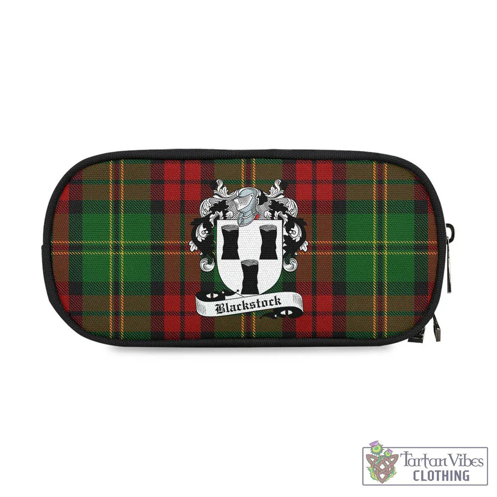 Blackstock Hunting Tartan Pen and Pencil Case with Family Crest