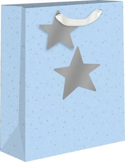 Blue Stars Medium Gift Bag