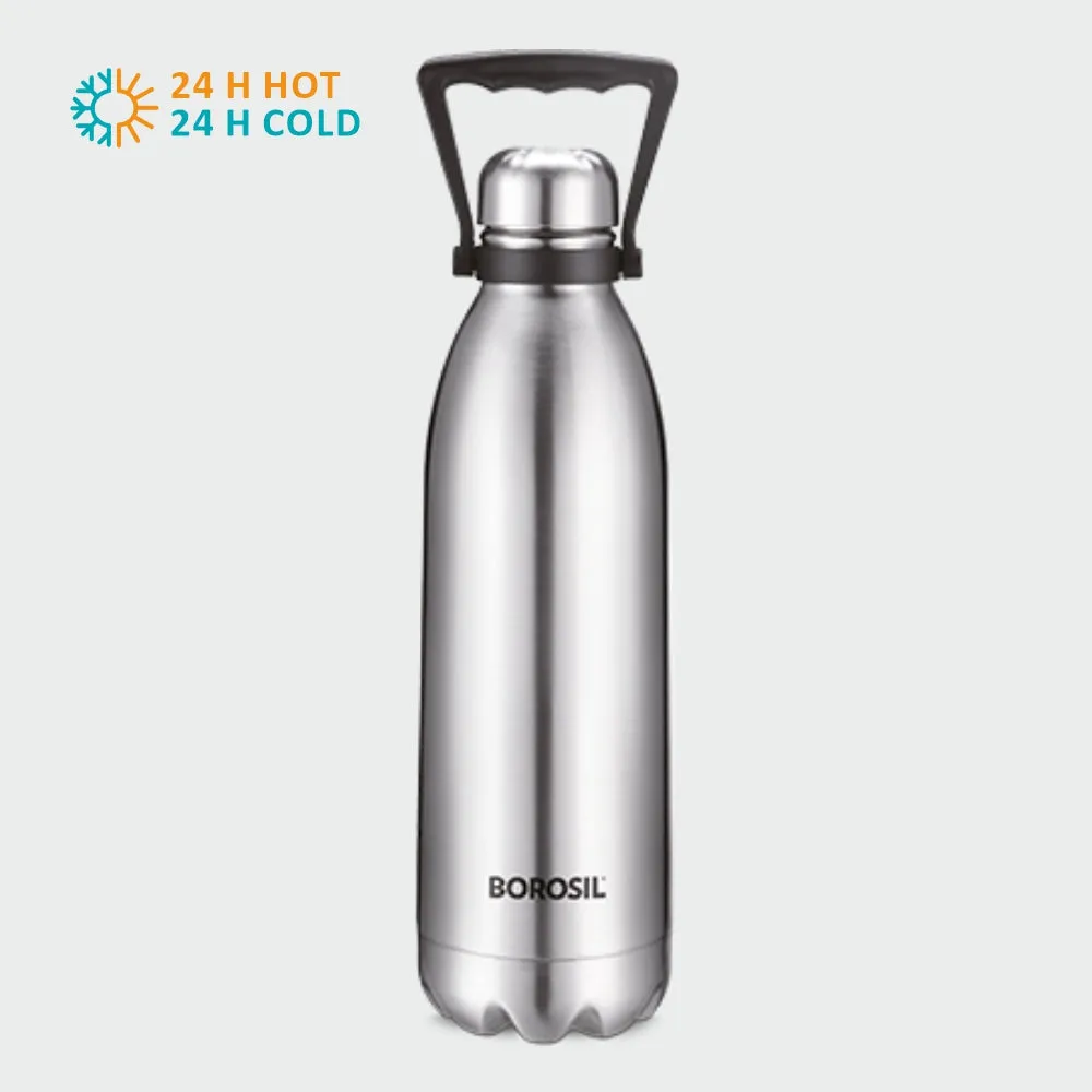 Borosil Bolt Double Wall Bottle (Large Sizes)