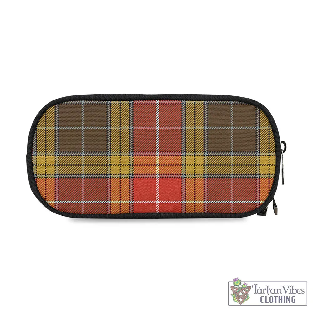 Buchanan Old Set Weathered Tartan Pen and Pencil Case