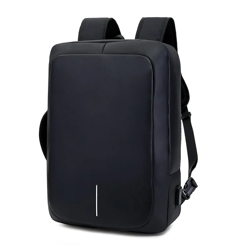 Business Backpack 17 inch Laptop Anti-theft Bag with USB Charging Port