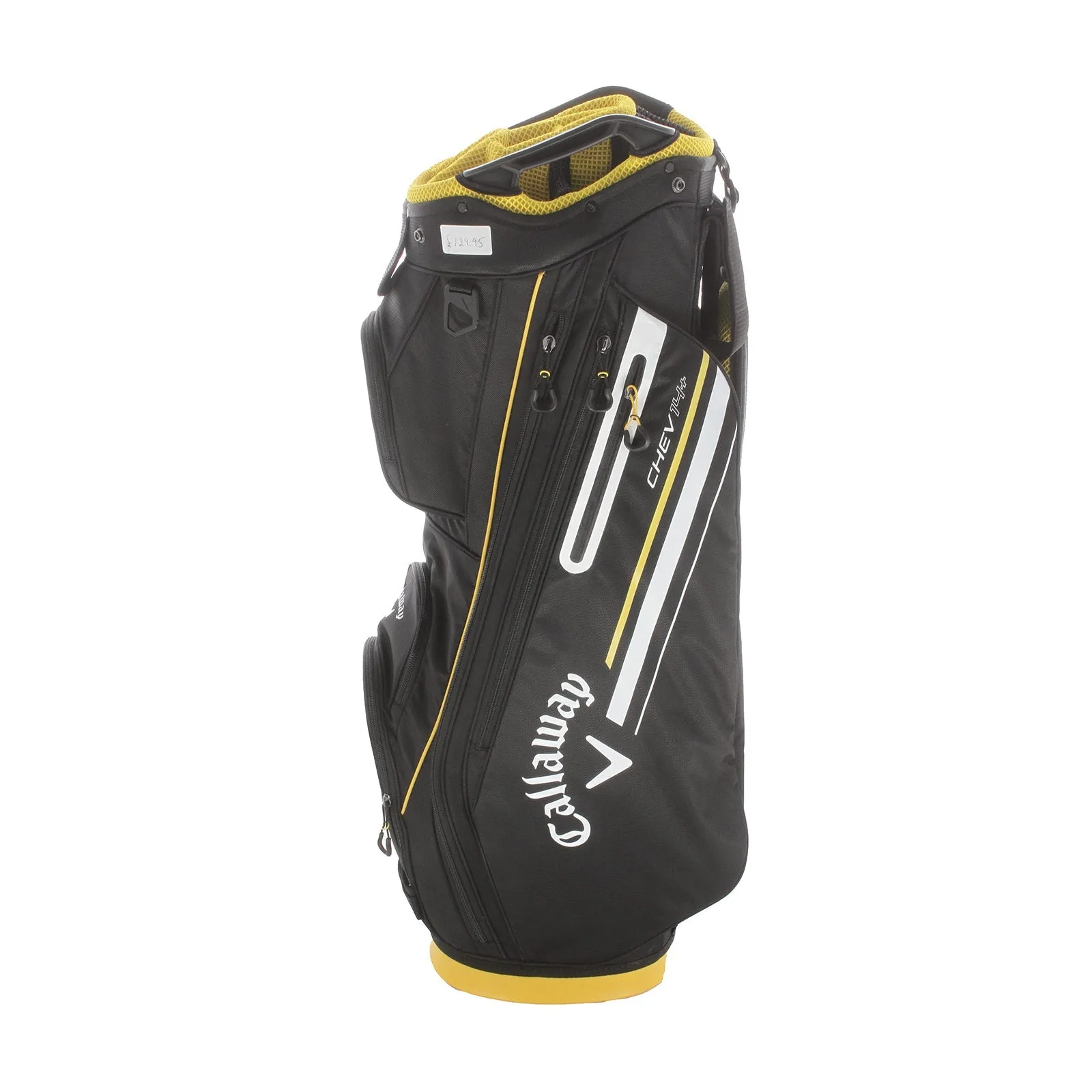 Callaway Chev 14  Cart Bag - Black/Yellow