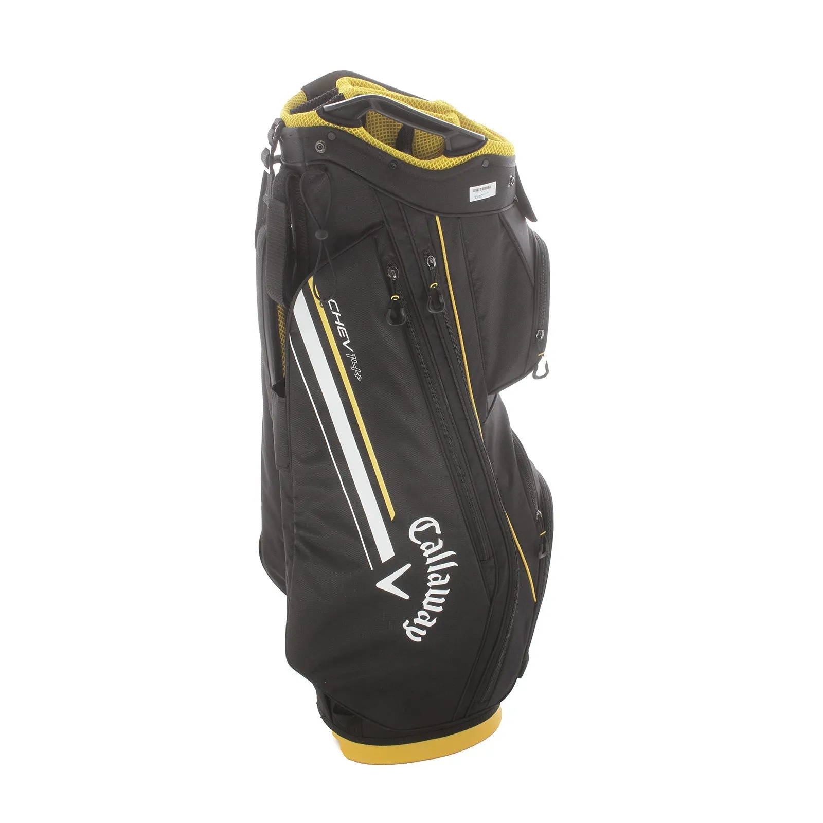 Callaway Chev 14  Cart Bag - Black/Yellow