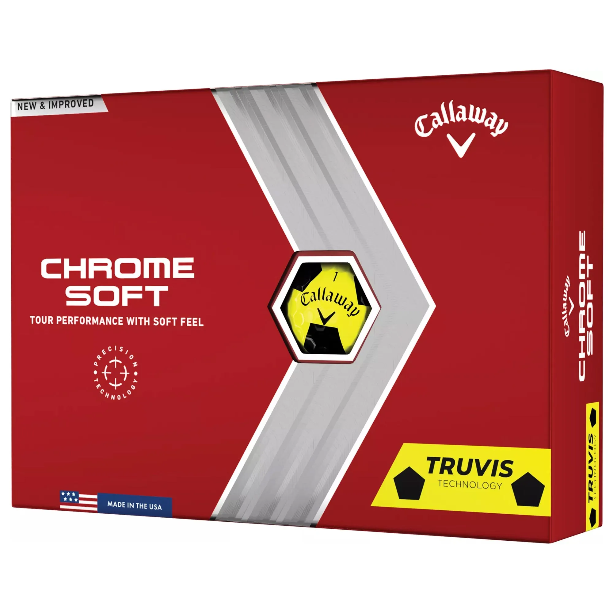 Callaway Chrome Soft Truvis Golf Balls - Dozen