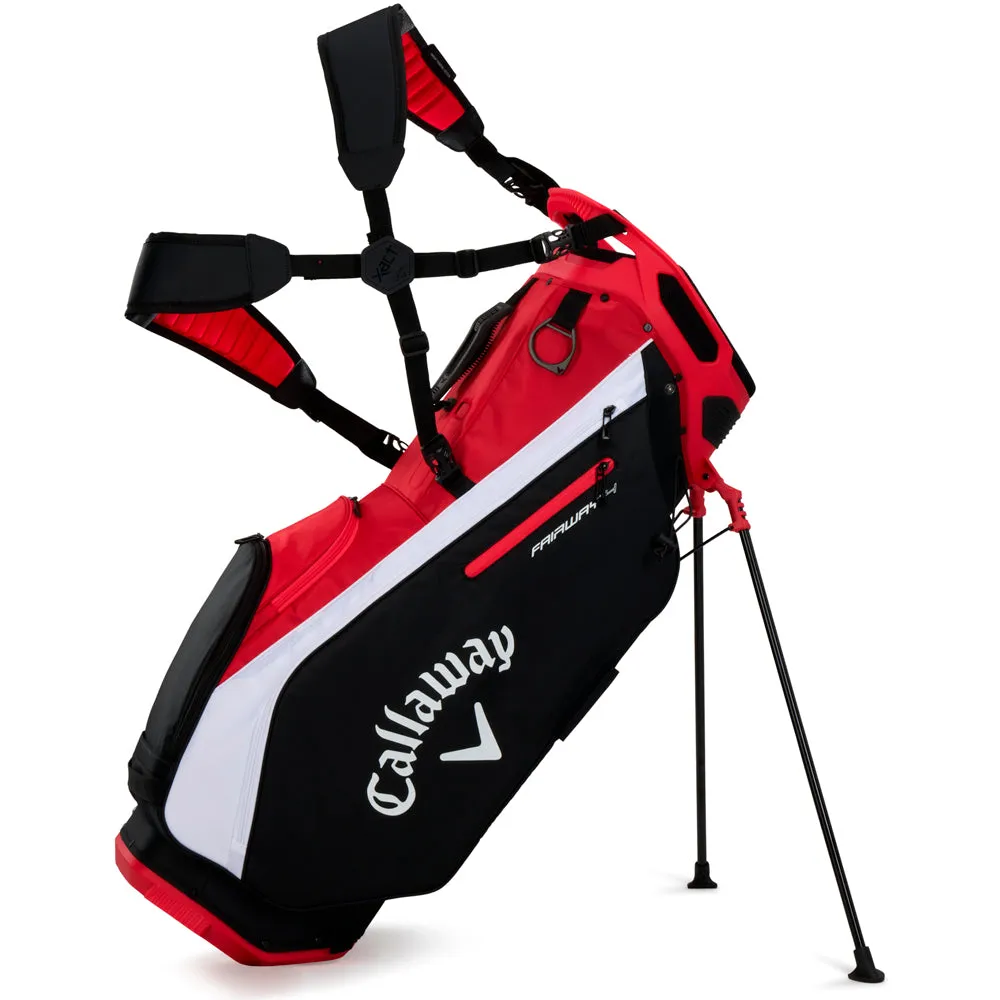 Callaway Fairway 14 Stand Bag - Fire/Black/White