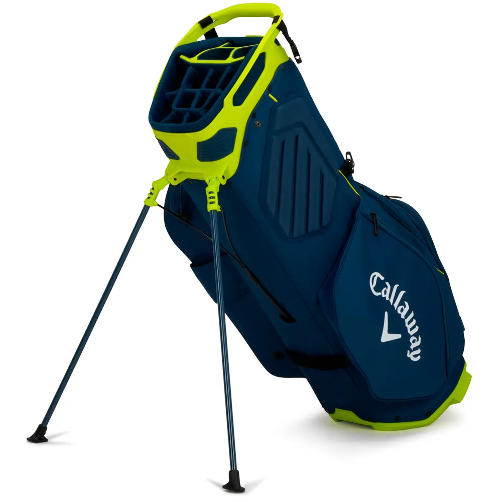 Callaway Fairway 14 Stand Bag - Navy/Florescent Yellow