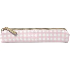 Carpe Diem - Slim Pencil Case Ballerina - Pink Check*