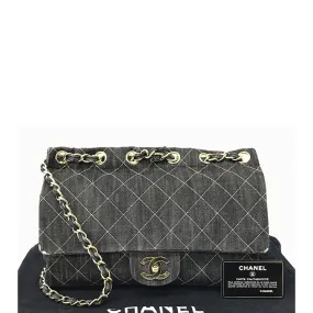 Chanel Denim Quilted Flap Bag