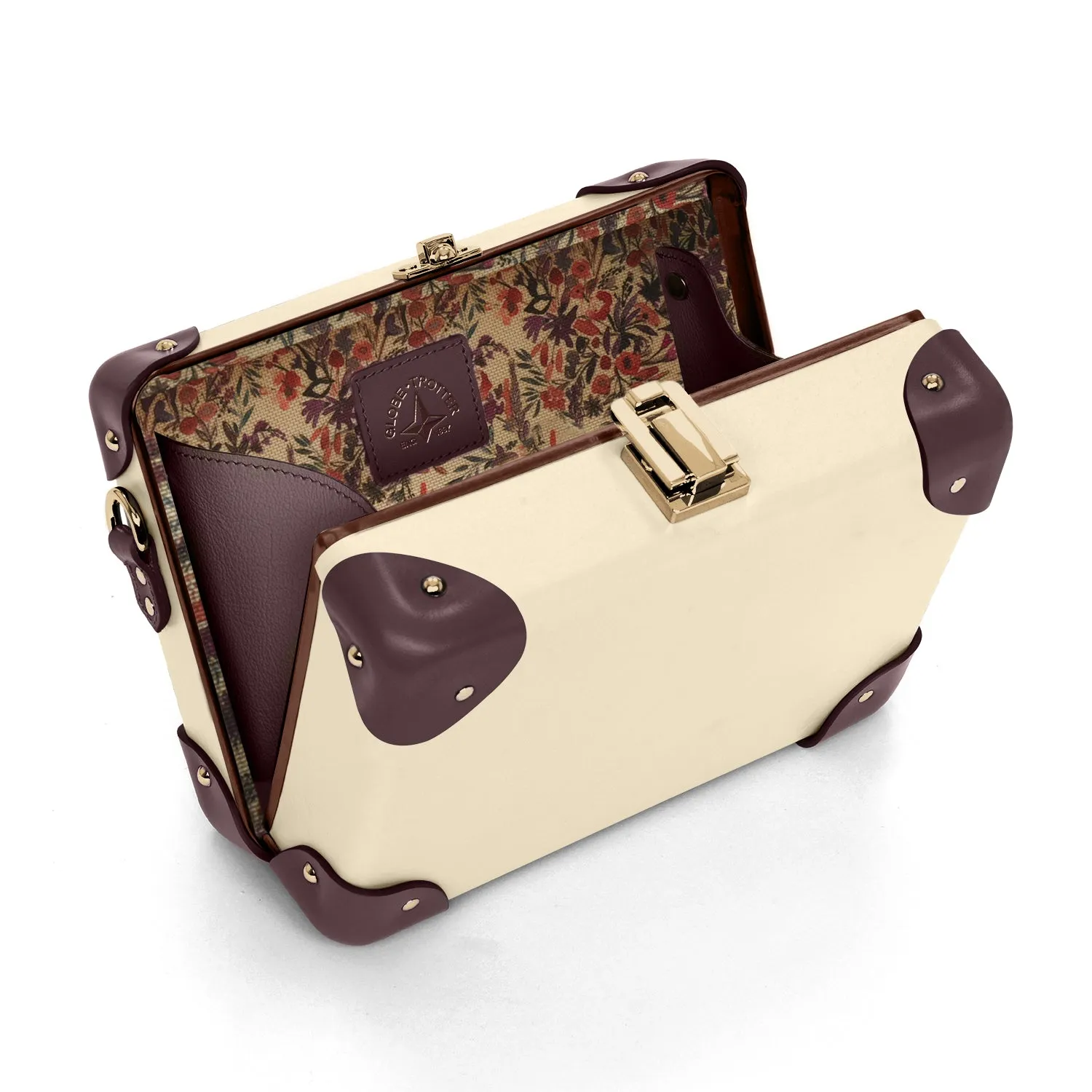 Chelsea Garden · Miniature Case | Ivory/Burgundy