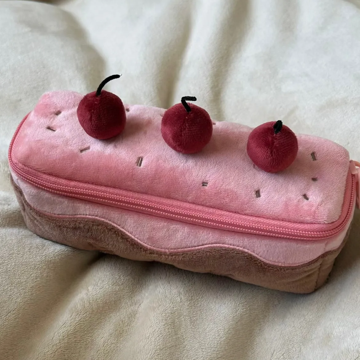 Chic Cherry Chocolate Cake Pencil Case