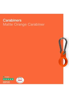 Chilly's Water Bottle Carabiner Matt Burnt Orange CBCARMABOR