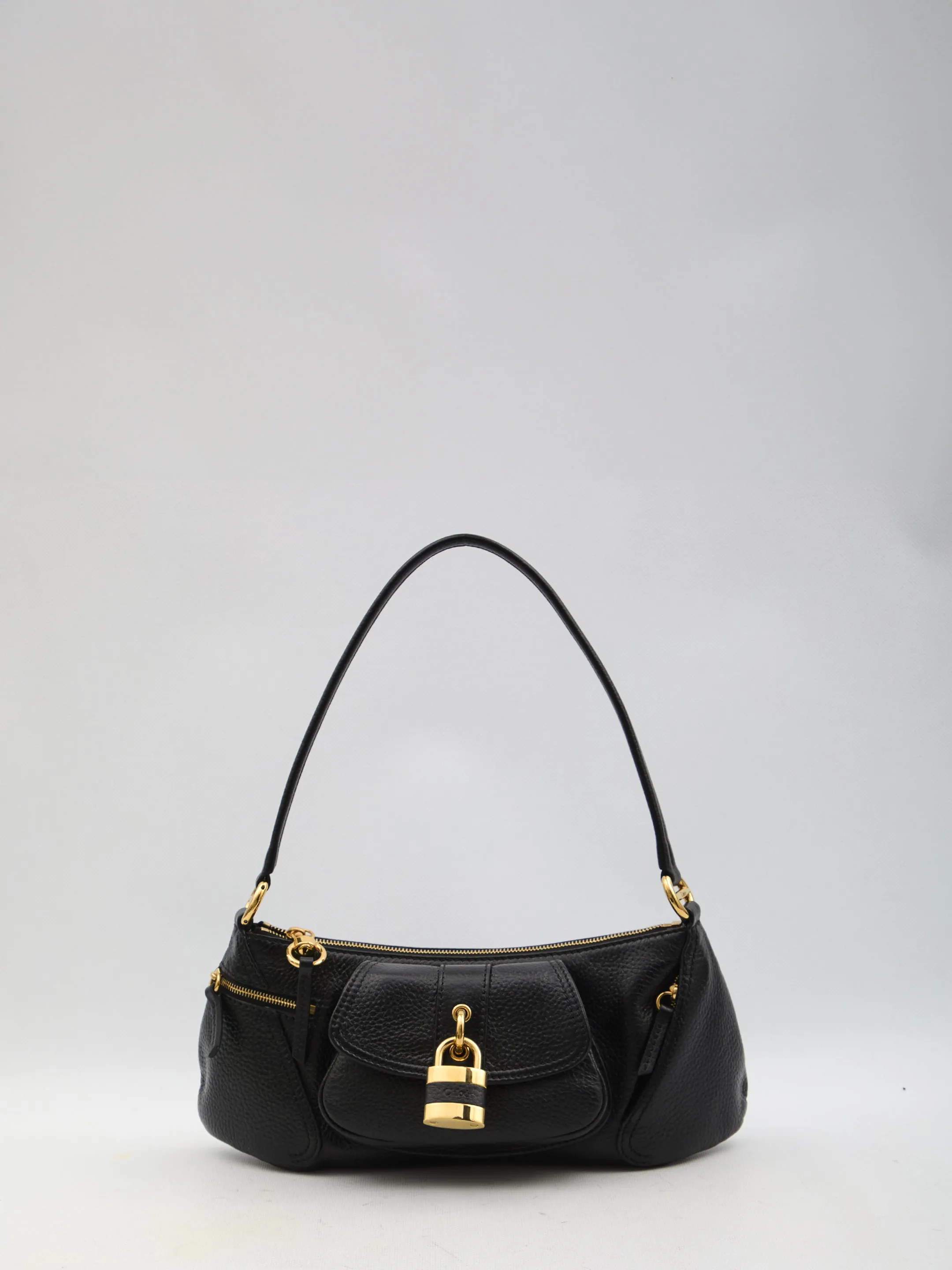 Chloe 'The 99' Shoulder Bag In Black Leather