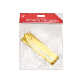 Christmas Cellophane Gift Bag & Bow