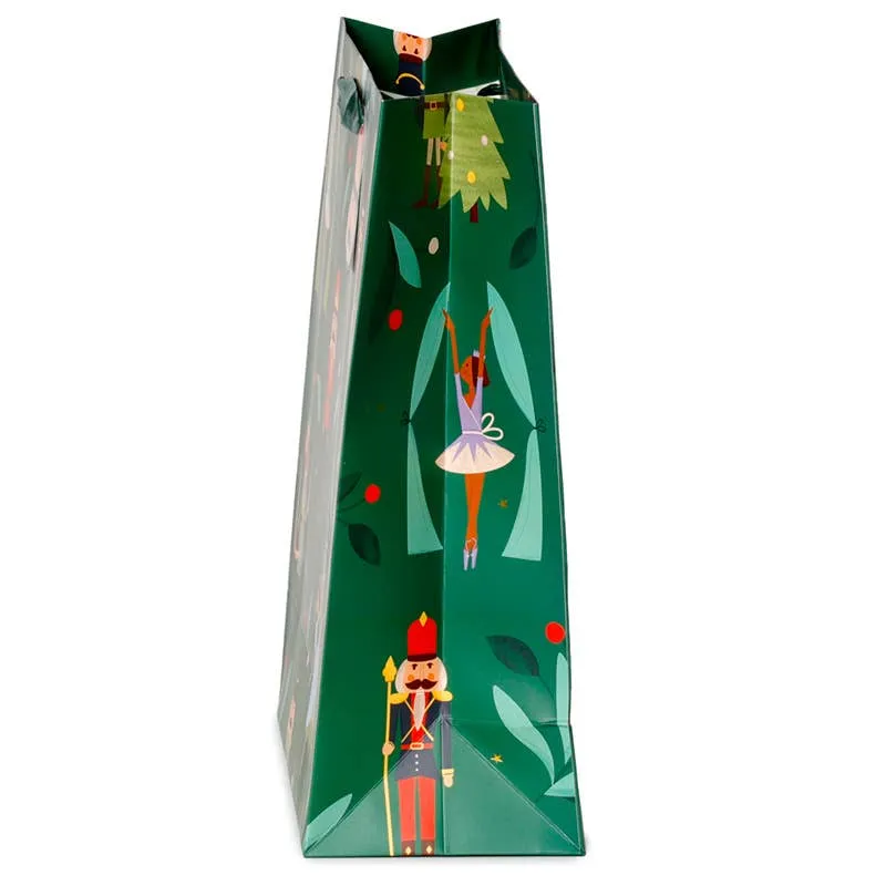 Christmas Holidays Nutcracker Sugar Plum Fairy Gift Bag L