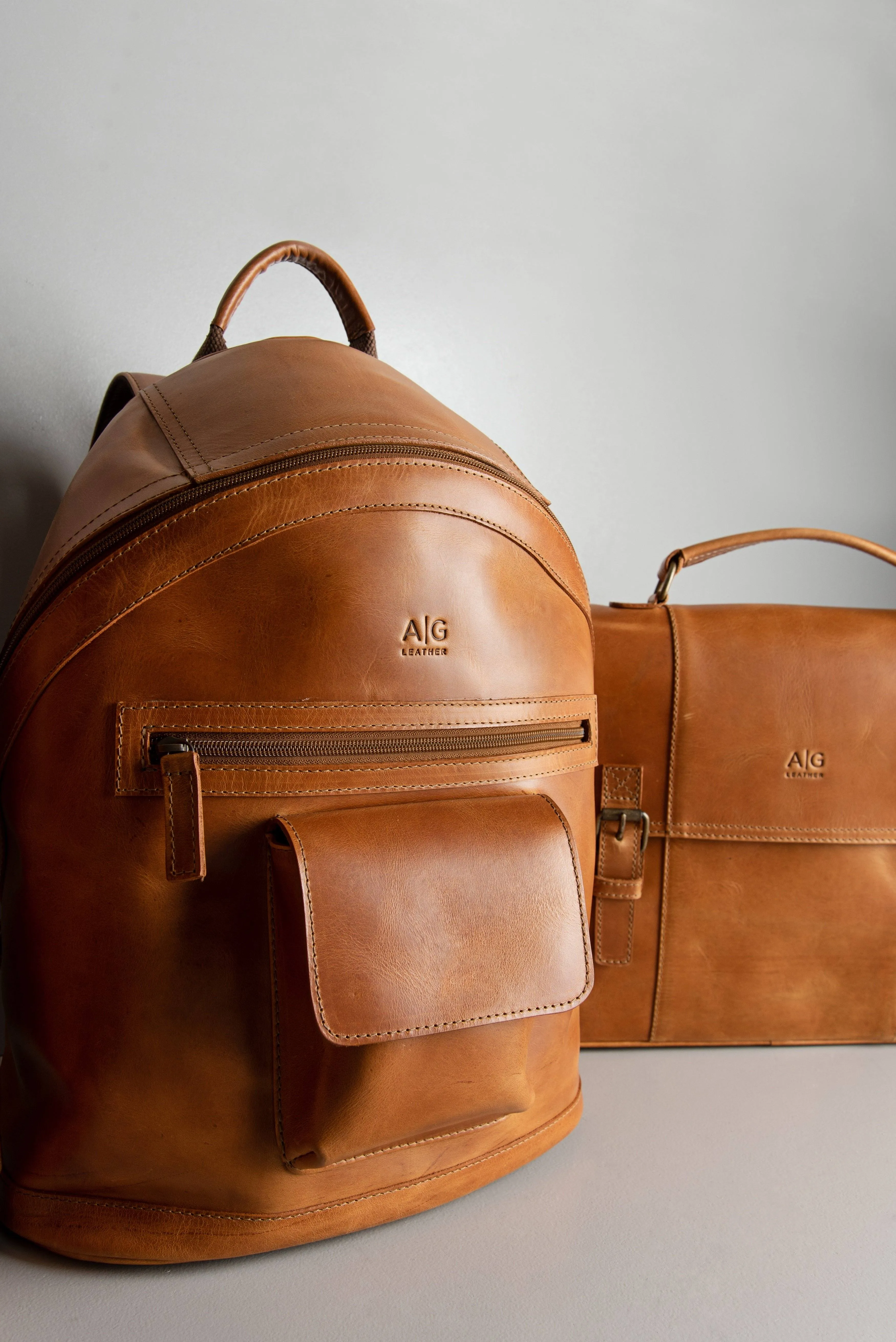 Classic Backpack in Cognac Leather - last unit in display - FINAL SALE no exchange - one of our best sellers!!