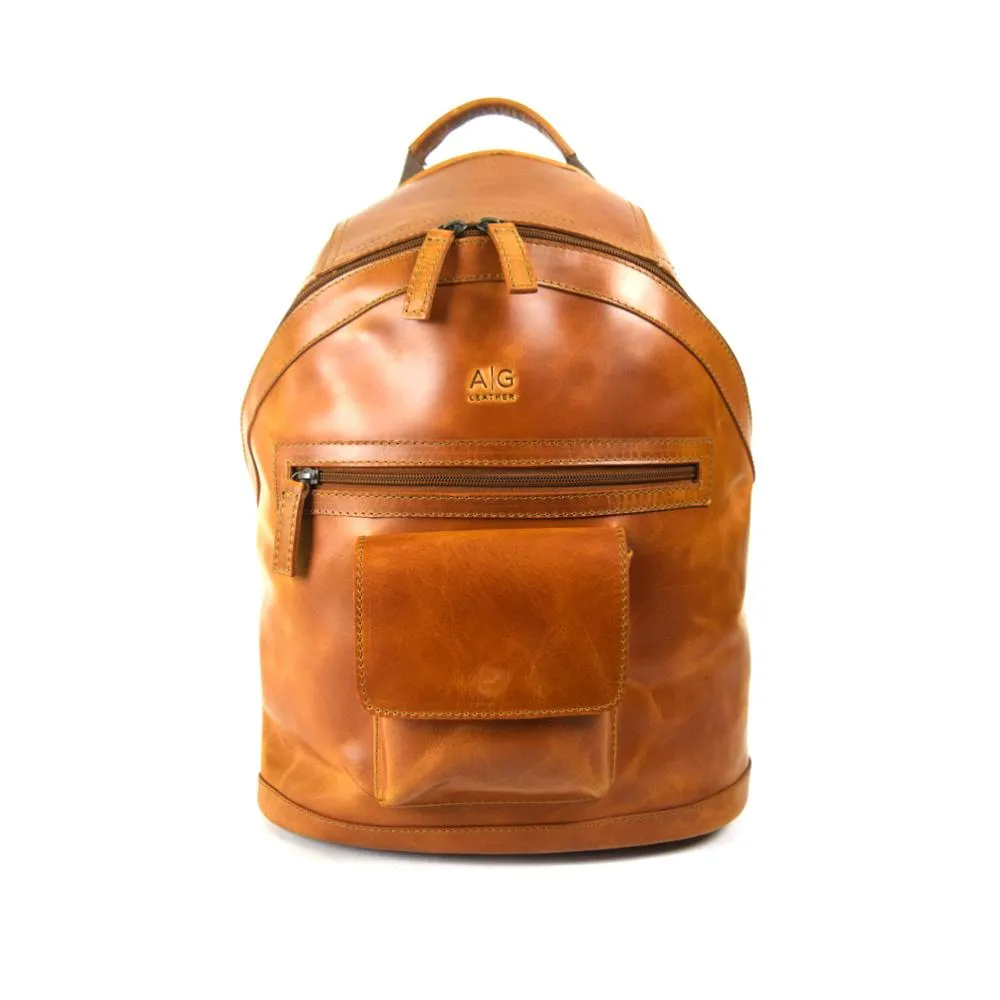 Classic Backpack in Cognac Leather - last unit in display - FINAL SALE no exchange - one of our best sellers!!