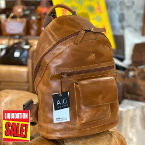 Classic Backpack in Cognac Leather - last unit in display - FINAL SALE no exchange - one of our best sellers!!