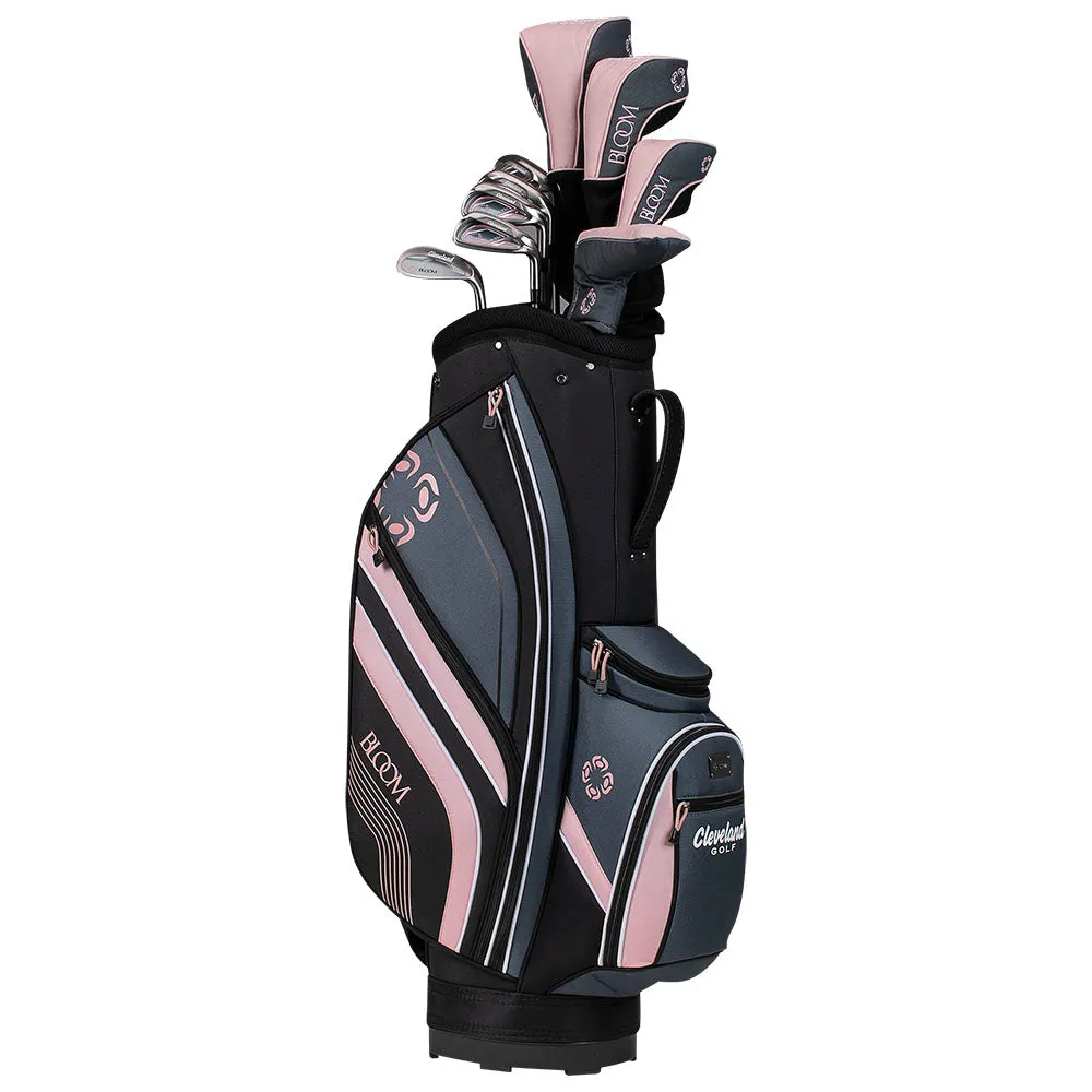 Cleveland Bloom 10-Piece Cart Bag Package Set - Ladies/Youth